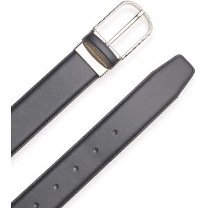 Savile Row Company Black Leather Belt 32