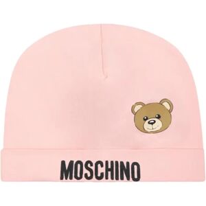 Moschino , Adorable Pink Cotton Baby Hat ,Pink female, Sizes: L, S