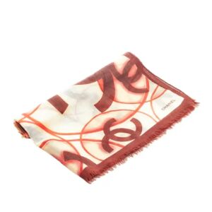 Chanel Vintage , Silk Chanel Scarf, Pre-owned ,Pink female, Sizes: ONE SIZE