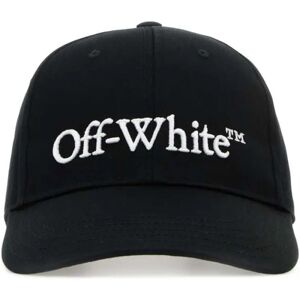 Off White , Black Cotton Baseball Cap ,Black male, Sizes: M, L