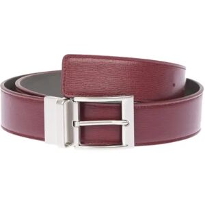 Bottega Veneta , Reversible Logo Buckle Belt ,Red male, Sizes: 85 CM