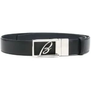 Brioni , Reversible Logo Buckle Belt ,Black male, Sizes: 105 CM, 90 CM, 100 CM, 95 CM