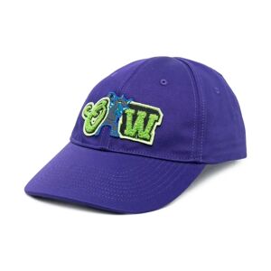 Off White , Purple Logo Patch Baseball Cap ,Purple male, Sizes: ONE SIZE