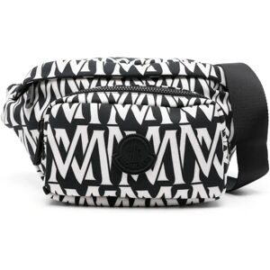 Moncler , Durance Monogram-Print Belt BAG ,Black male, Sizes: ONE SIZE