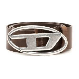 Diesel , Leather Belt with D Buckle ,Brown male, Sizes: 95 CM, 90 CM, 100 CM