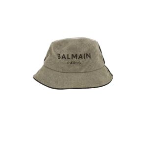 Balmain Pre-owned , Pre-owned Cotton hats ,Green female, Sizes: ONE SIZE