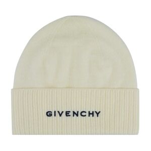 Givenchy , Wool Logo Hat for Women ,Beige unisex, Sizes: ONE SIZE