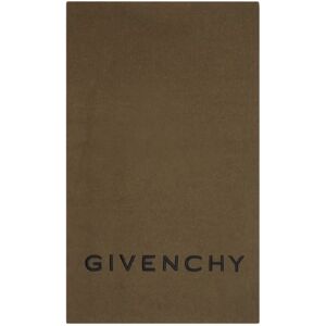 Givenchy , Green Scarf Wool Cashmere Blend ,Brown male, Sizes: ONE SIZE