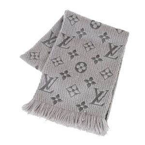 Louis Vuitton Vintage , Pre-owned Cashmere scarves ,Gray female, Sizes: ONE SIZE