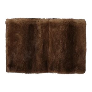 Max Mara , Luxurious Mink Fur Scarf ,Brown unisex, Sizes: ONE SIZE