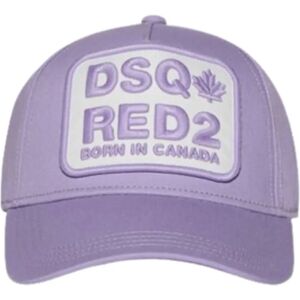 Dsquared2 , Lilac Cap with Visor, Adjustable Fit ,Purple female, Sizes: L