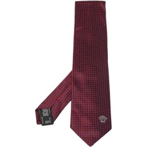 Versace Pre-owned , Pre-owned Silk ,Red male, Sizes: ONE SIZE