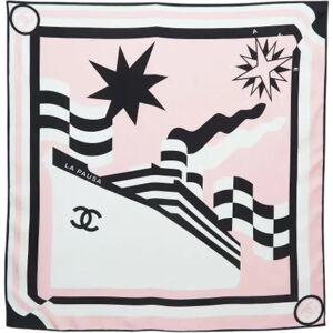 Chanel Vintage , Pre-owned Silk scarves ,Pink female, Sizes: ONE SIZE