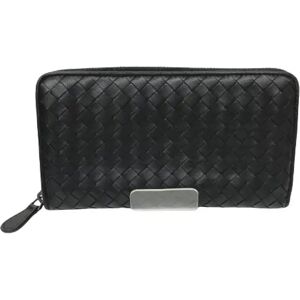 Bottega Veneta Vintage , Pre-owned Leather wallets ,Black unisex, Sizes: ONE SIZE