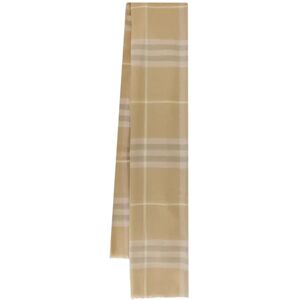 Burberry , Wool Frayed Scarf ,Multicolor female, Sizes: ONE SIZE