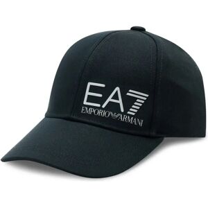 Emporio Armani EA7 , Black Casual Baseball Hat ,Black unisex, Sizes: S