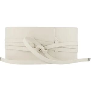 Altuzarra , Wide Tie Belt White ,White female, Sizes: XS/S