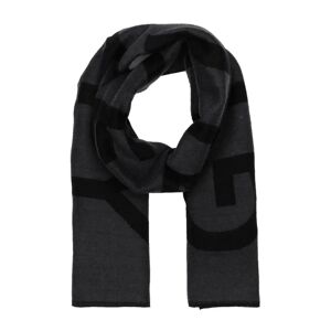 Givenchy , Gray Wool Scarf with Logo Detail ,Gray male, Sizes: ONE SIZE