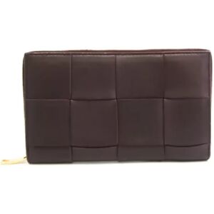 Bottega Veneta Vintage , Burgundy Leather Bottega Veneta Wallet ,Purple female, Sizes: ONE SIZE