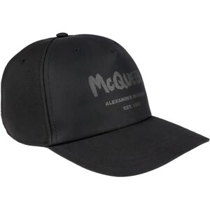 Alexander McQueen , Stylish Queen Cap ,Black unisex, Sizes: M