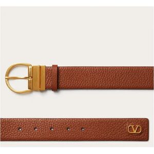 Valentino Garavani , Belt ,Brown male, Sizes: 100 CM, 95 CM