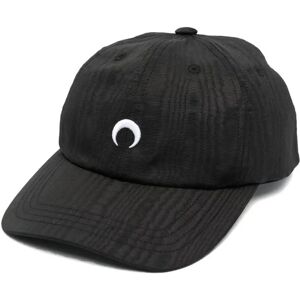 Marine Serre , Cap with embrodery ,Black female, Sizes: ONE SIZE