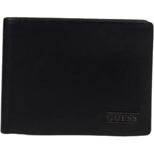 Guess , Classic Leather Card Holder ,Black male, Sizes: ONE SIZE