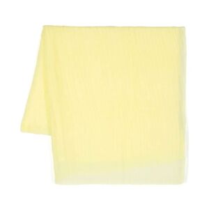 Liu Jo , Yellow Pleated Chiffon Scarf ,Yellow female, Sizes: ONE SIZE