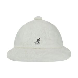 Kangol , Faux Fur Casual Hat ,White female, Sizes: M, S