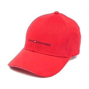 Tommy Hilfiger , Red Cotton Corporate Cap ,Red male, Sizes: ONE SIZE