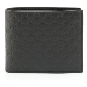 Gucci , Mens Bifold Wallet in Black Leather ,Black female, Sizes: ONE SIZE