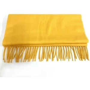 Hermès Vintage , Pre-owned Cashmere scarves ,Yellow female, Sizes: ONE SIZE