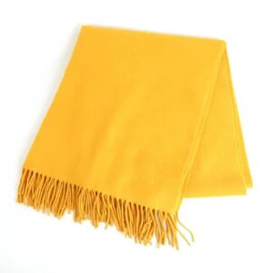 Hermès Vintage , Pre-owned Cashmere scarves ,Yellow female, Sizes: ONE SIZE