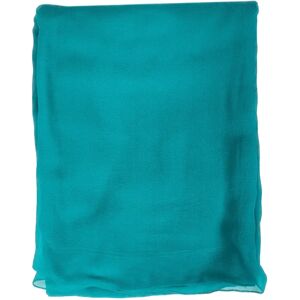 Alberta Ferretti , Teal Silk Chiffon Scarf ,Green female, Sizes: ONE SIZE