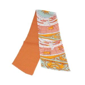 Hermès Vintage , Pre-owned Silk scarves ,Orange female, Sizes: ONE SIZE