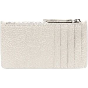 Maison Margiela , Luxury Leather Wallet with Card Slots ,White female, Sizes: ONE SIZE