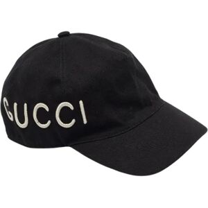 Gucci Vintage , Pre-owned Cotton hats ,Black female, Sizes: ONE SIZE