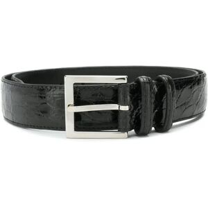 Orciani , Classic Crocodile Leather Belt Black ,Black male, Sizes: 95 CM, 100 CM, 105 CM