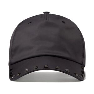 Valentino , Black Stud Cap with Rockstud Embellishment ,Black unisex, Sizes: 58 CM, 59 CM