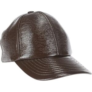 Courrèges , Vinyl Cap for Modern Woman ,Brown female, Sizes: M