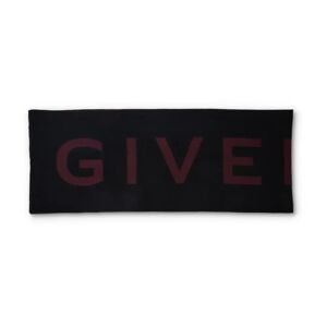Givenchy , Logo Wool Scarf ,Black unisex, Sizes: ONE SIZE