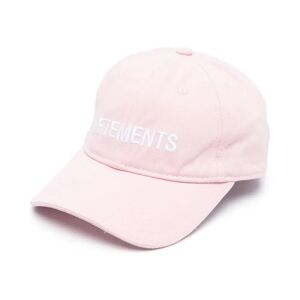 Vetements , Pink Logo-Embroidered Baseball Cap ,Pink male, Sizes: ONE SIZE