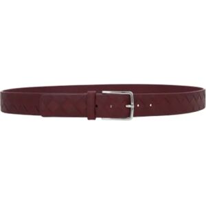 Bottega Veneta , Woven Leather Belt ,Red male, Sizes: 105 CM, 95 CM