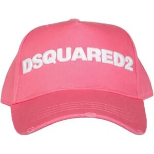 Dsquared2 , Embroidered Pink Baseball Cap ,Pink female, Sizes: ONE SIZE