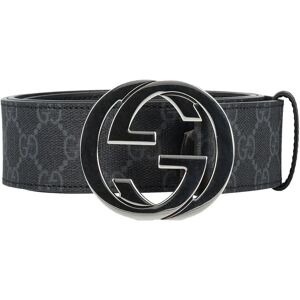 Gucci , Stylish Buckle Belt ,Black male, Sizes: 95 CM