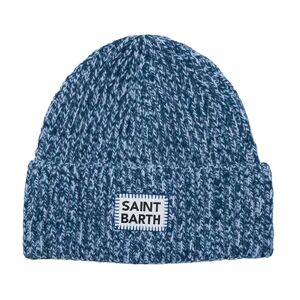 MC2 Saint Barth , Stylish Winter Beanie ,Blue male, Sizes: ONE SIZE