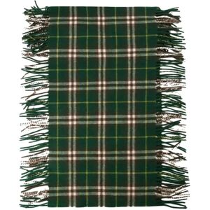 Burberry , Cashmere Scarf - Green ,Green unisex, Sizes: ONE SIZE