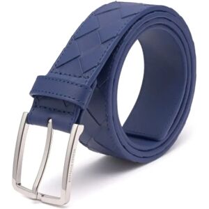 Bottega Veneta , Stylish Leather Belt for Men ,Blue male, Sizes: 90 CM