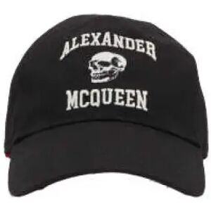 Alexander McQueen , Skull Varsity Baseball Cap ,Black male, Sizes: M, L