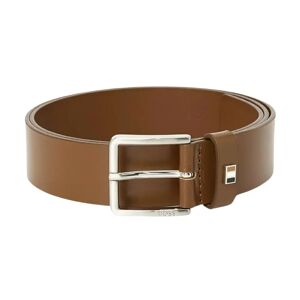 Hugo Boss , Brown Leather Belts for Men ,Brown male, Sizes: 80 CM, 100 CM, 85 CM